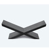 Wooden book stand - black