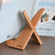 Book stand X wood - natural