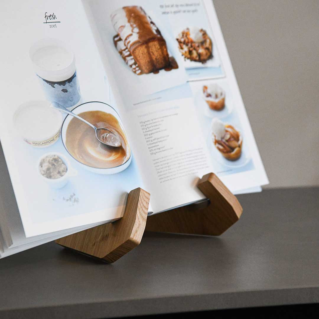 Book stand X wood - natural
