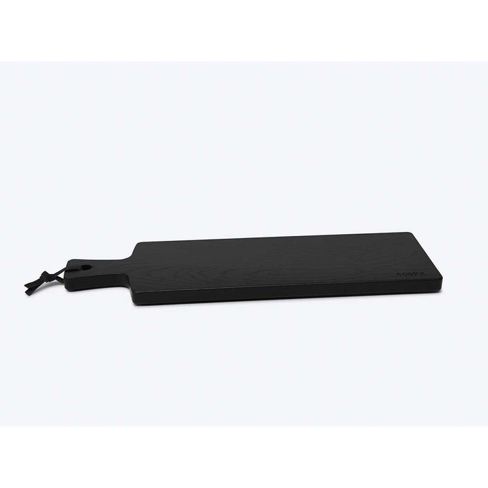 Serving board or cutting board made of black wood - size M