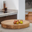 Hackbrett Holz Natur - rund Gr. S