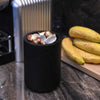 Kitchen utensil holder black oak