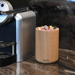Kitchen utensil holder natural oak