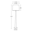Conico floor lamp