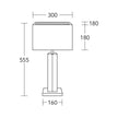 Dana Q quadra stool lamp
