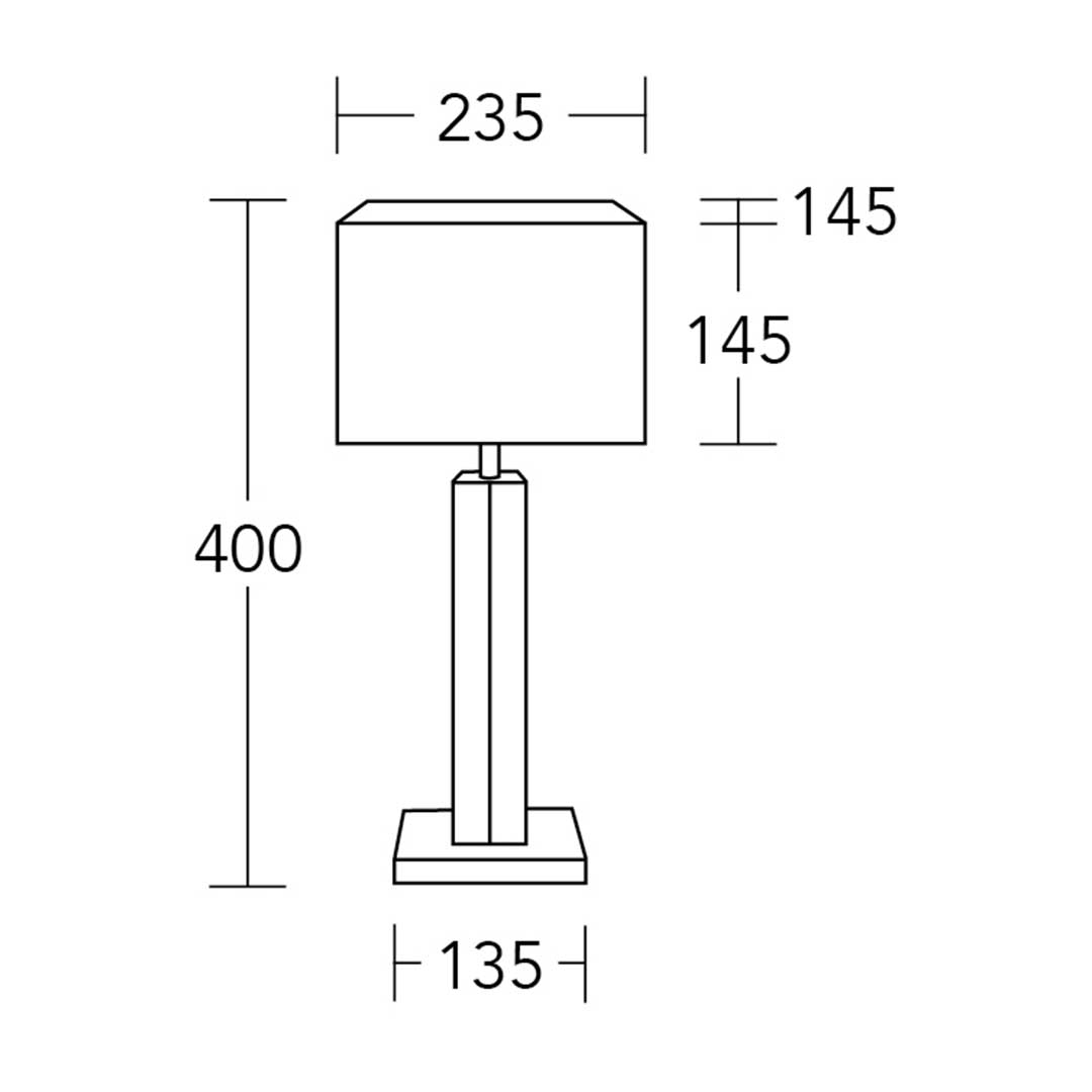 Dana Q Quadra Tischlampe
