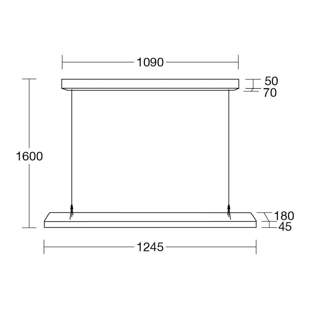 Friso LED Balkenleuchte