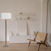 Karl G floor lamp shade application in granite look