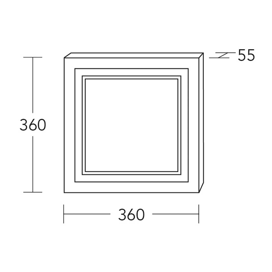 Otto O ceiling light LED