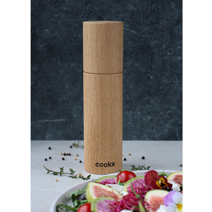Salt/pepper mill made of wood - natural