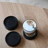 Coasters black oak wood (6 pieces)