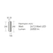 Hermann Wandleuchte LED