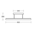 Leonora ceiling light LED