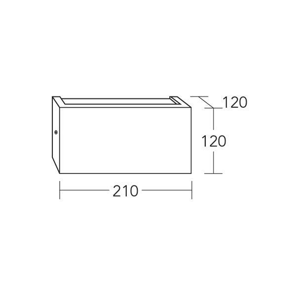 Up&Down HerzBlut Timon LED - Wandleuchte